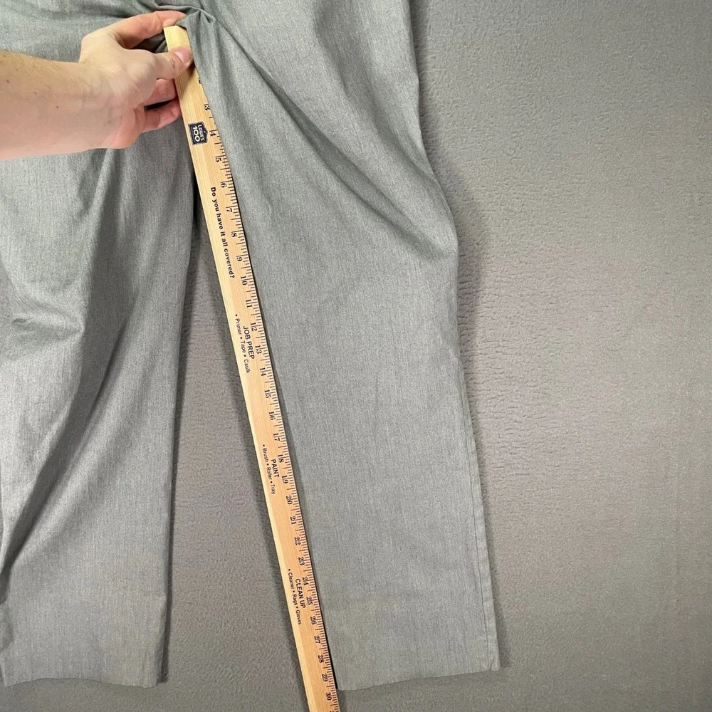 Express Photographer Pants Mens 32x30 Gray Slim Dress Stretch Flat Front‎ Flaw